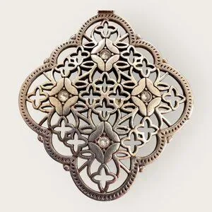Brighton Keychains Brighton | Accessories | Brighton Silver Tone Keyring Keychain Ornate ...
